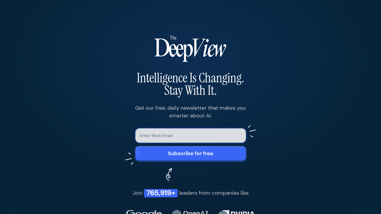 Subscribe to The Deep View Newsletter for daily AI updates relevant to the legal world.