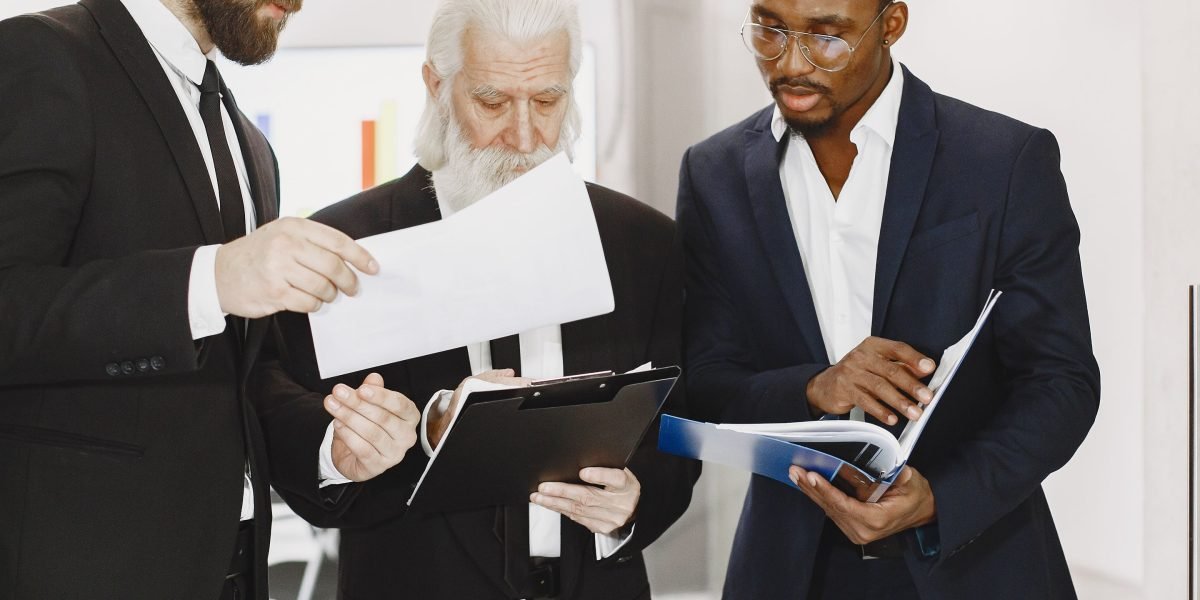 A business leader making informed decisions, symbolizing the proactive insights gained from predictive analytics.