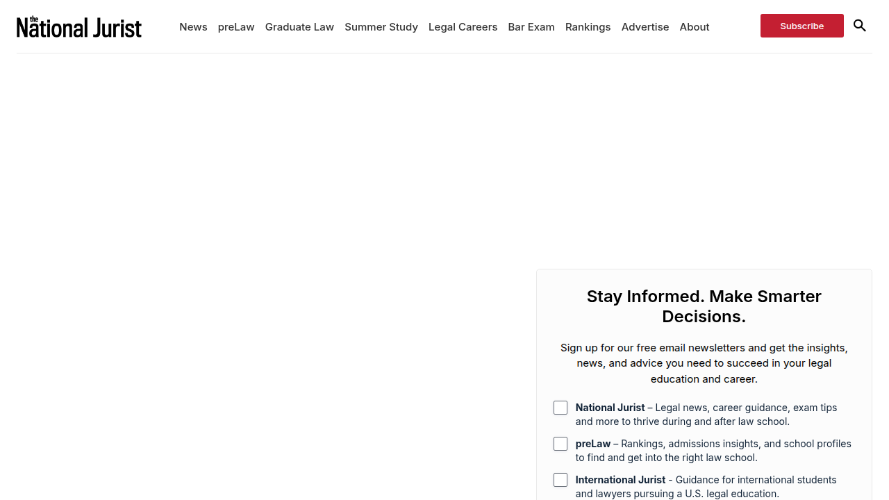 The National Jurist website, a resource for legal education and career insights.