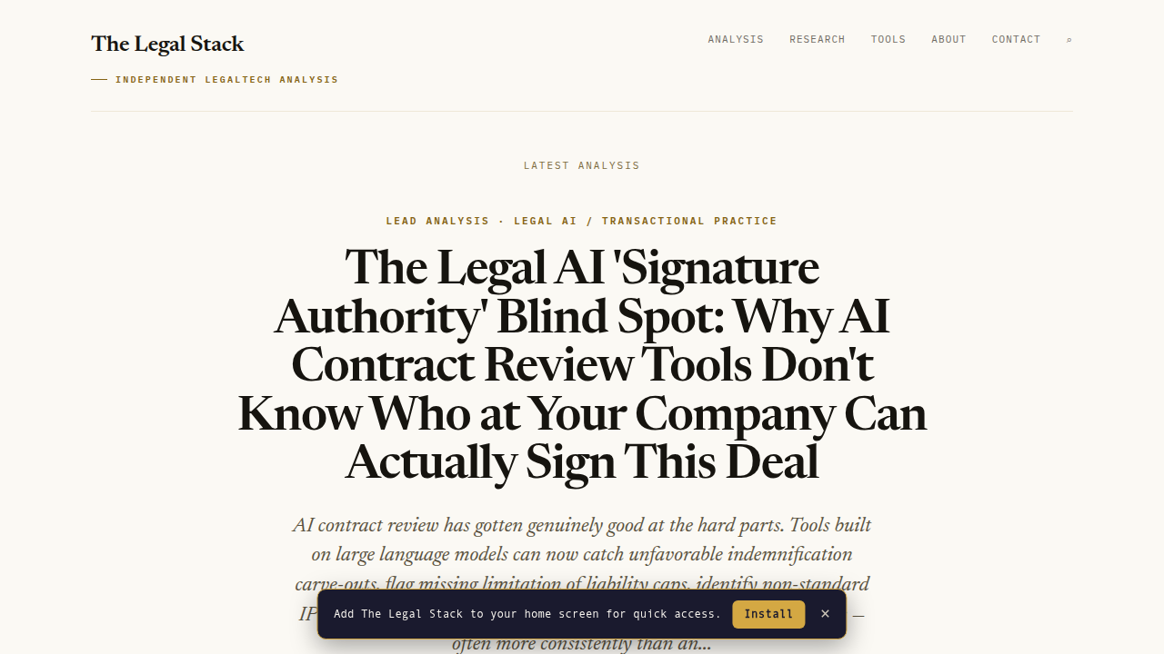 The Legal Stack provides research and insights into the e-Discovery market and legal technology trends.
