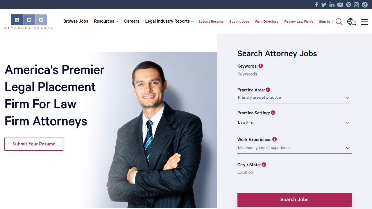 Discover comprehensive attorney compensation reports and career insights on BCG Search.