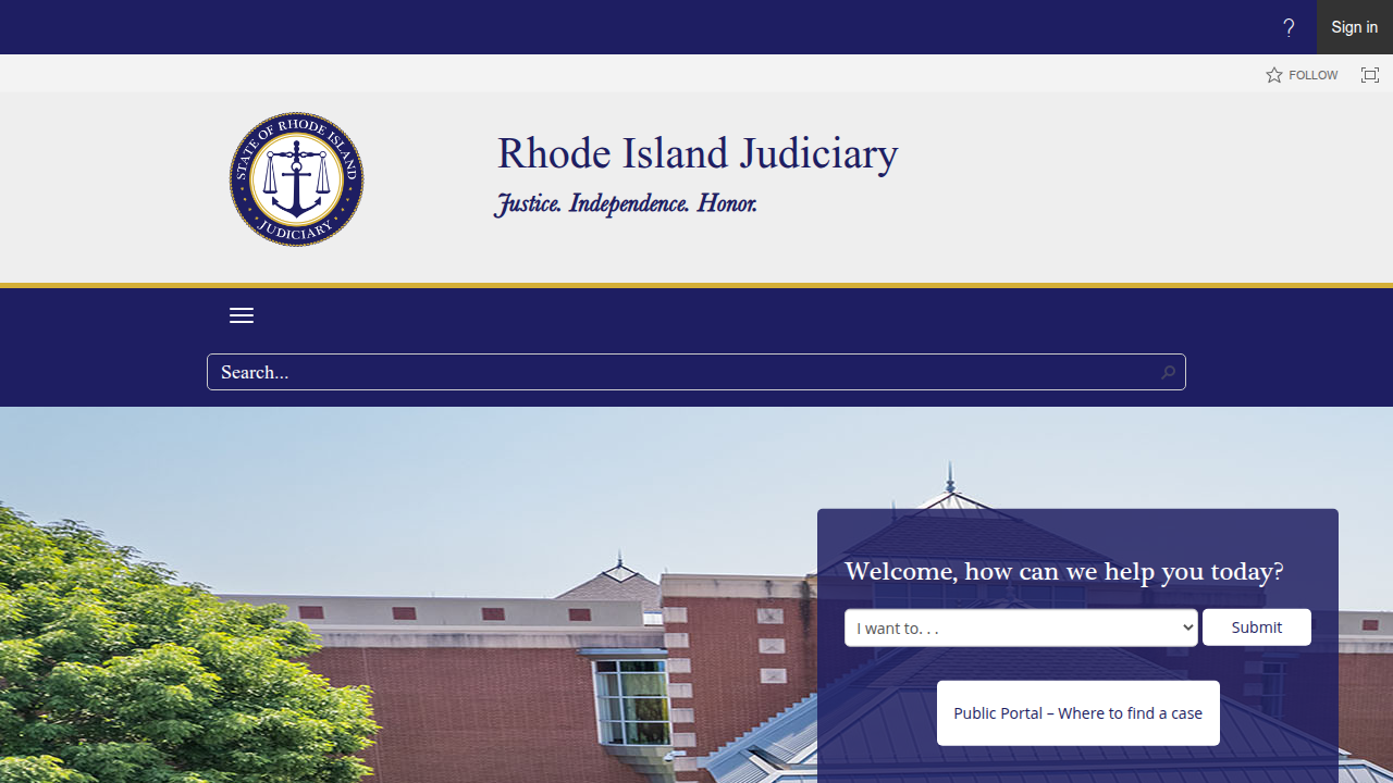 The Rhode Island Courts website hosts the Rules of Professional Conduct, guiding attorneys' responsibilities to clients and the legal system.